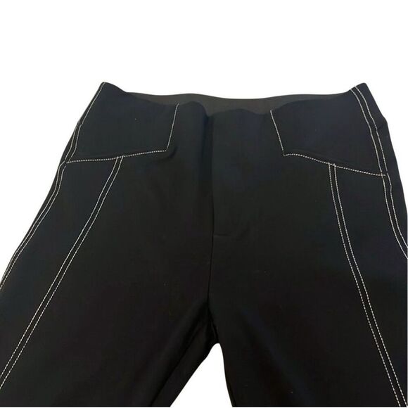 INC INTERNATIONAL CONCEPTS | black with white stitch pants 4 - Picture 4 of 9